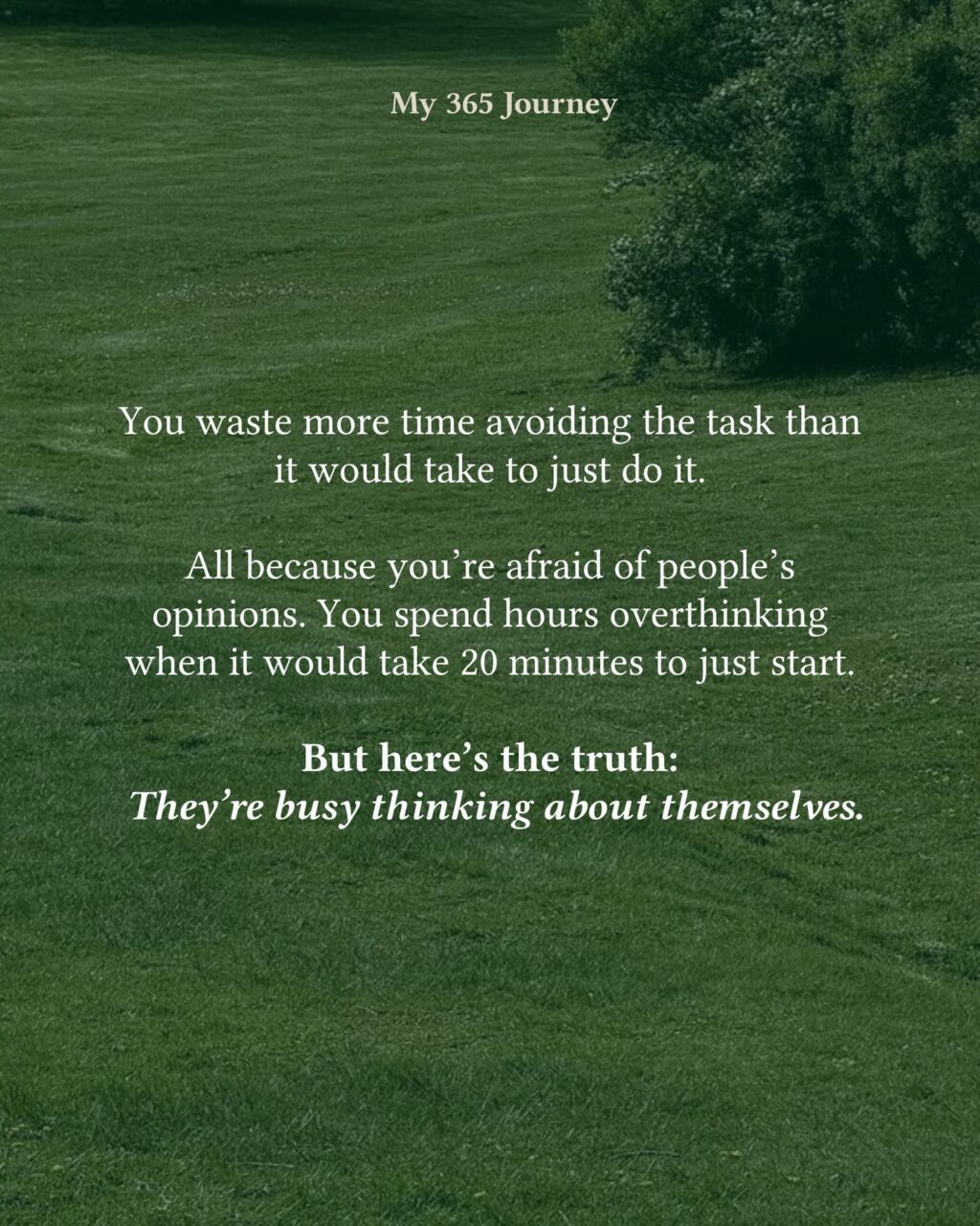 Instagram post from my365journey.life. This post is in position 1.